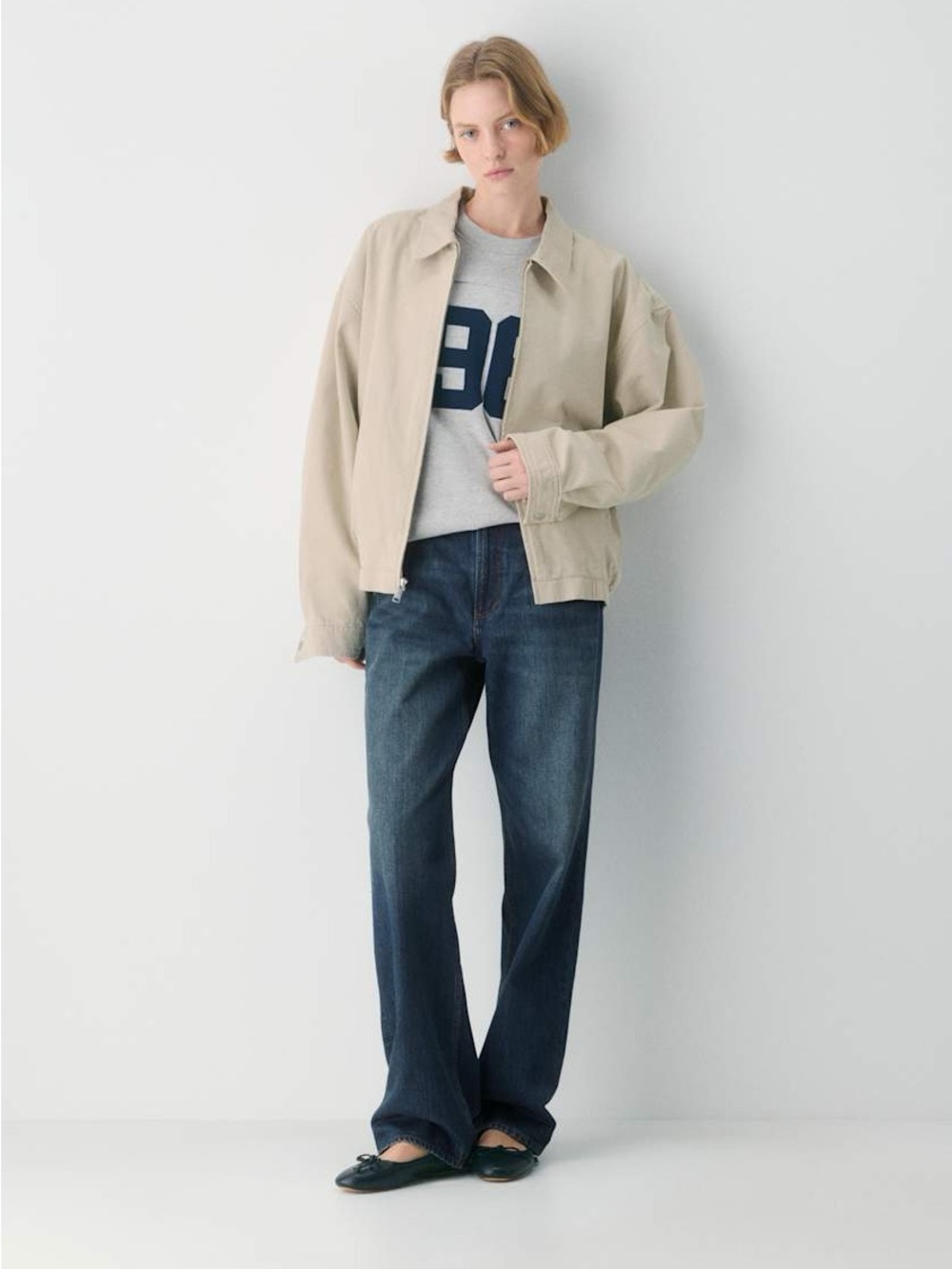 Aritzia TNA CADDIE BLOUSON JACKET - Picture 2 of 14